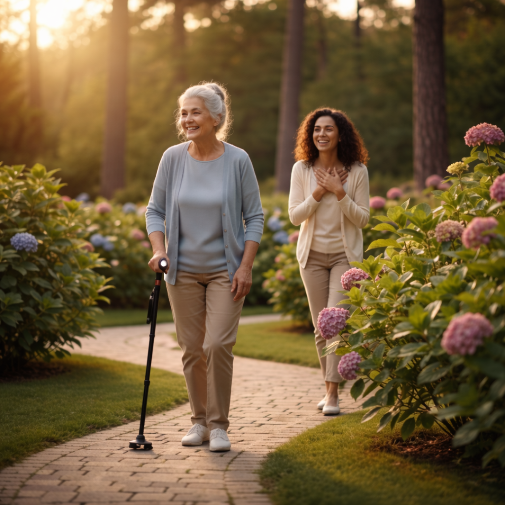 Seguridad y Comodidad al Caminar – Bastón Ajustable LED