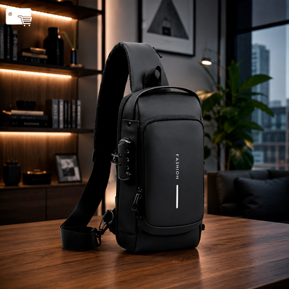 Cartera Bandolera Antirrobo para Hombres
