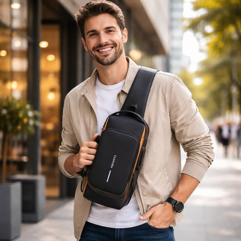 Cartera Bandolera Antirrobo Premium