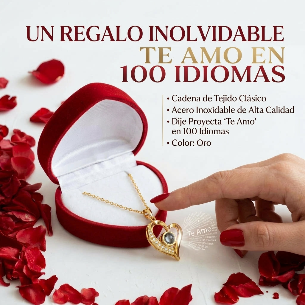 COLLAR TE AMO EN 100 IDIOMAS