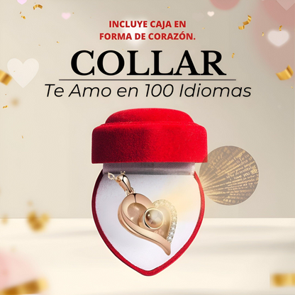 COLLAR TE AMO EN 100 IDIOMAS
